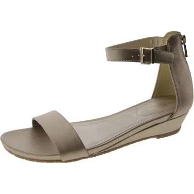 Kenneth Cole Reaction Great Viber Womens Strappy Dressy Ankle Strap In Gold