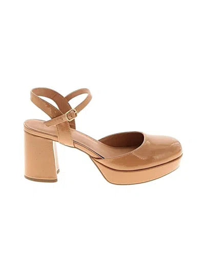 Pre-owned Kenneth Cole Reaction Heels In Tan