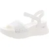Kenneth Cole Reaction Hera Womens Adjustable Platforms Ankle Strap In White