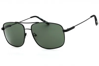 Kenneth Cole Reaction Kc2969 Metal Rectangle Sunglasses In Black