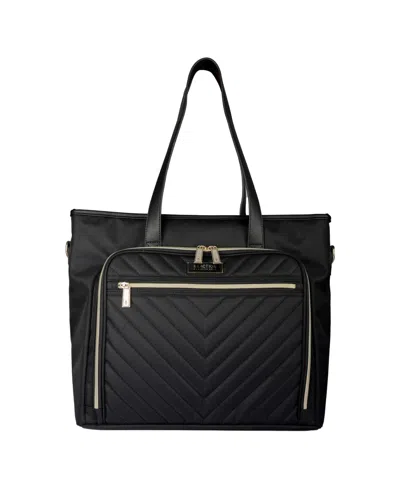 Kenneth Cole Reaction Kenneth Cole Lexington Laptop Business Tote In Black
