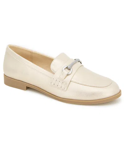 Kenneth Cole Reaction Kenneth Cole Women's Great Slip-on Loafers In Platinum