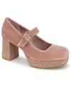 Kenneth Cole Reaction Klair Jewels Platform Mary-jane Pumps In Neutral