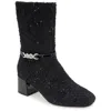 Kenneth Cole Reaction Lacey Jewel Bootie Womens Zipper Textured Mid-calf Boots In Multi