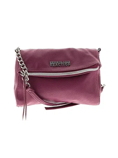 Pre-owned Kenneth Cole Reaction Leather Crossbody Bag In Pink