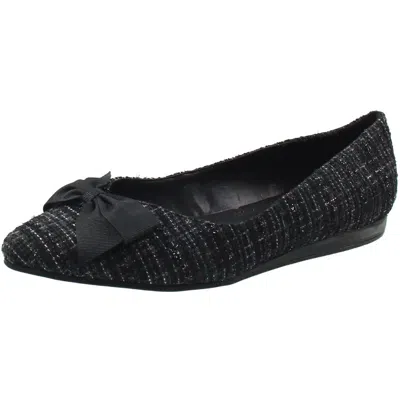 Kenneth Cole Reaction Lily Bow Womens Faux Leather Pointed Toe Loafers