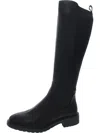 Kenneth Cole Reaction Lionel Womens Faux Leather Tall Knee-high Boots In Black
