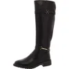 Kenneth Cole Reaction Livie Womens Block Heel Man Made Knee-high Boots In Black