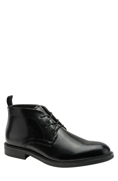 Kenneth Cole Reaction London Faux Leather Chukka Boot In Black
