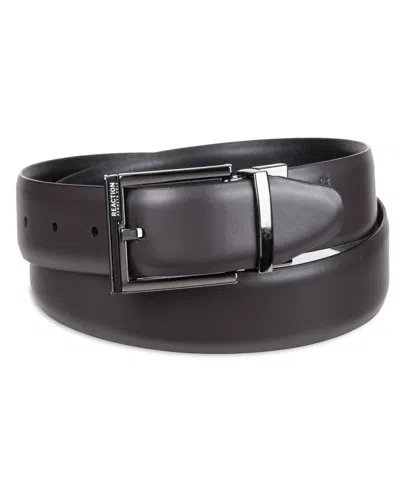 Kenneth Cole Reaction Men's 2-in-1 Reversible Feather Edge Dress Belt