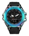 Kenneth Cole Reaction Men's Analog Digital Black Plastic Watch 49mm In Black