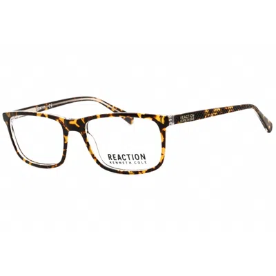 Kenneth Cole Reaction Men's Brown Rectangular Eyeglass Frames Kc0803
