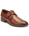 Kenneth Cole Reaction Cheer One Buckle Monk Shoe In Brown
