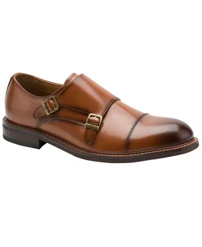 Kenneth Cole Reaction Men's Leland Monk Strap Shoe In Brown