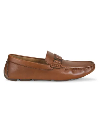 Kenneth Cole Reaction Men's Moccasin Driving Loafers In Brown
