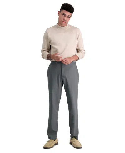 Kenneth Cole Reaction Men's Modern-fit Micro-check Dress Pants In Gray