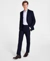 Kenneth Cole Reaction Men's Ready Flex Slim-fit Suit In Navy Solid
