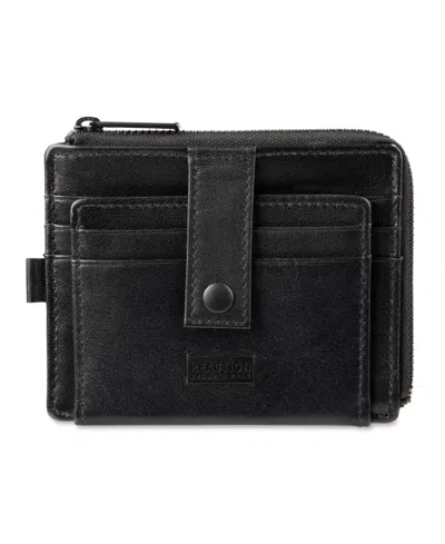 Kenneth Cole Reaction Men's Rfid Extra Capacity Slim Zip Wallet