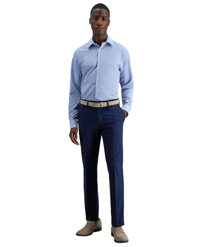 Kenneth Cole Reaction Men's Slim-fit Dress Pants In Blue