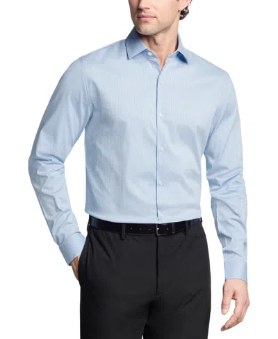 KENNETH COLE REACTION MEN'S SLIM FIT TONAL STRIPE DRESS SHIRT