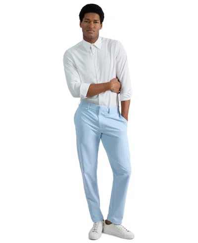 Kenneth Cole Reaction Men's Slim-fit Knit Pants In Multi