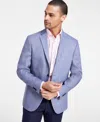 Kenneth Cole Reaction Men's Slim-fit Linen Sport Coat In Lt Blue