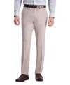 Kenneth Cole Reaction Men's Slim-fit Stretch Check Dress Pants In Khaki