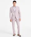 Kenneth Cole Reaction Men's Slim-fit Suit In Pink