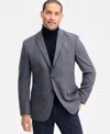 Kenneth Cole Reaction Men's Slim-fit Techni-cole Houndstooth Sport Coat In Gray