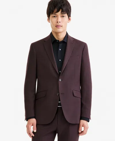 Kenneth Cole Reaction Men's Slim Fit Techni-cole Suit Jacket In Brown