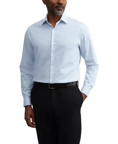 Kenneth Cole Reaction Men's Slim-fit Dress Shirt In Blue