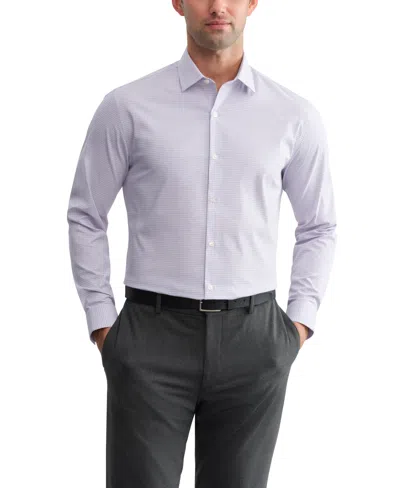 Kenneth Cole Reaction Men's Slim-fit Dress Shirt In Purple