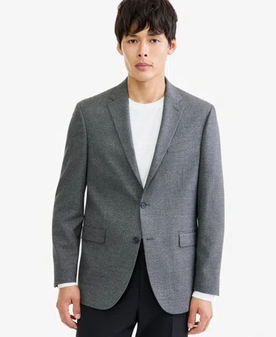 Kenneth Cole Reaction Men's Slim-fit Techni-cole Plaid Sport Coat In Charcoal Plaid