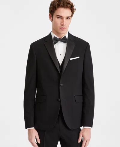 Kenneth Cole Reaction Men's Slim-fit Techni-cole Tuxedo Jacket In Animal Print