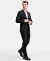 Kenneth Cole Reaction Mens Techni Cole Slim Fit Suit Separates In Black