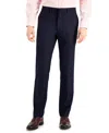 Kenneth Cole Reaction Men's Techni-cole Suit Separate Slim-fit Pants In Navy