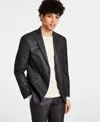 Kenneth Cole Reaction Men's Techni-cole Suit Separate Slim-fit Suit Jacket In Gun Metal