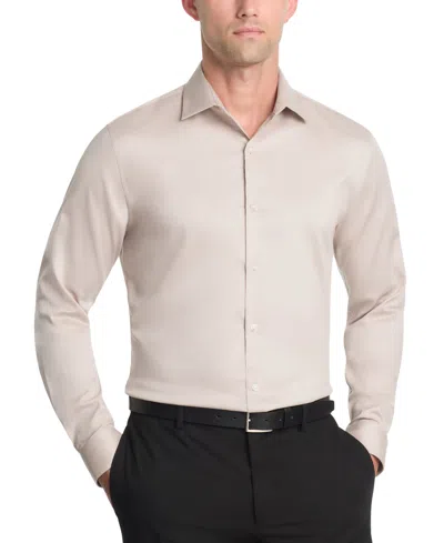 Kenneth Cole Reaction Men's Technicole Slim Fit Dress Shirt In White