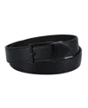 Kenneth Cole Reaction Men's Two-in-one Reversible Fabric And Artificial Leather Track Lock Belt