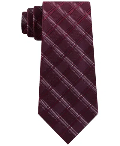 Kenneth Cole Reaction Mens Adam Silk Blend Professional Neck Tie Red O/s
