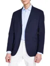 Kenneth Cole Reaction Men's Techni-cole Suit Separate Slim-fit Suit Jacket In Blue