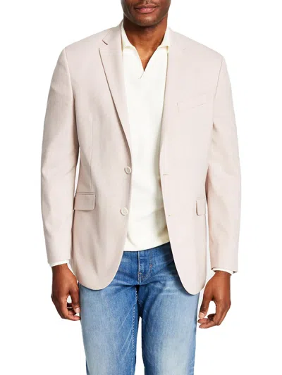 Kenneth Cole Reaction Mens Pattern Polyester Sportcoat In Pink