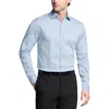 Kenneth Cole Reaction Mens Shadow Stripe Cotton Button-down Shirt In Multi