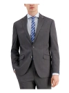 Kenneth Cole Reaction Mens Slim Fit Suit Separate Suit Jacket In Silver