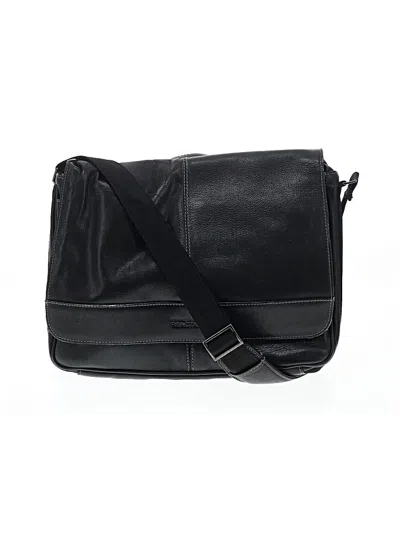 Pre-owned Kenneth Cole Reaction Messenger In Black