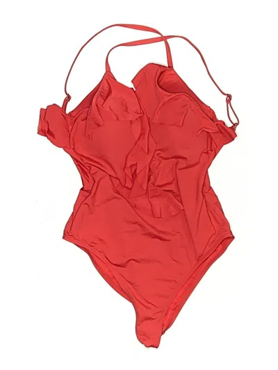 Pre-owned Kenneth Cole Reaction One Piece Swimsuit In Red