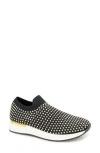 Kenneth Cole Reaction Reaction Kenneth Cole Cameron Embellished Jewel Platform Sneaker In Black