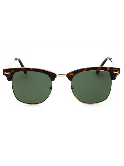 Kenneth Cole Reaction Rectangular Men's Sunglasses Kc1330 In Green