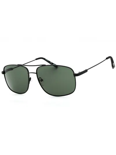 Kenneth Cole Reaction Rectangular Metal Sunglasses For Men - Kc2969 Style In Burgundy