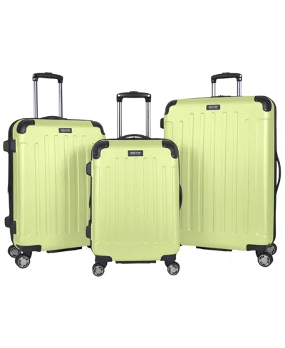 Kenneth Cole Reaction Renegade 3-pc. Hardside Expandable Spinner Luggage Set In Green